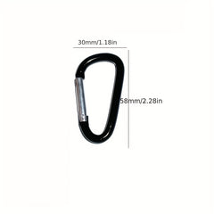 D Carabiner Aluminum Alloy Buckle for Outdoor Climbing