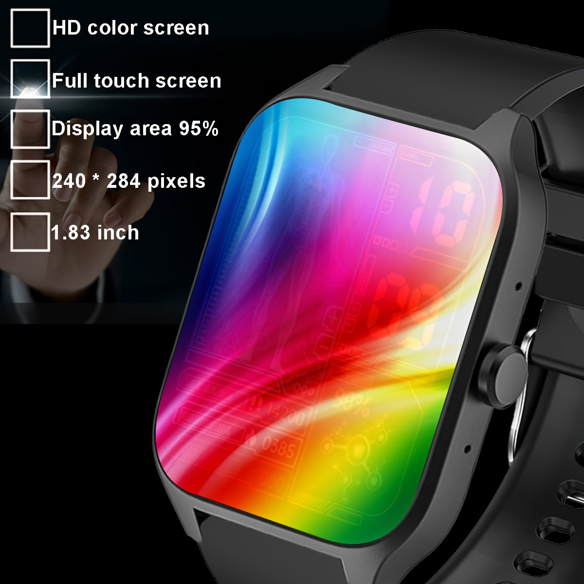 Smartwatch Wireless Call Watch Answer End Call Message Real Time Push