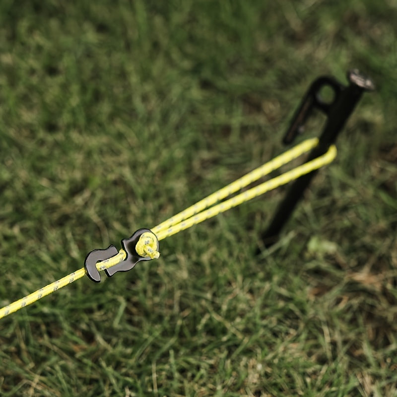 Adjustable Tent Rope Buckles S type Rope Tensioner Outdoor Camping