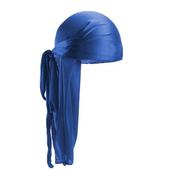 Wildly Men's and Women's Silk Long Tail Turban Hat Headband