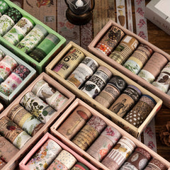 Retro Tape Wind Literary Hand Account Sticker Washi Tape