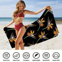 Microfiber Beach Towel 180x70in Quick Drying Thickened Bath Towel