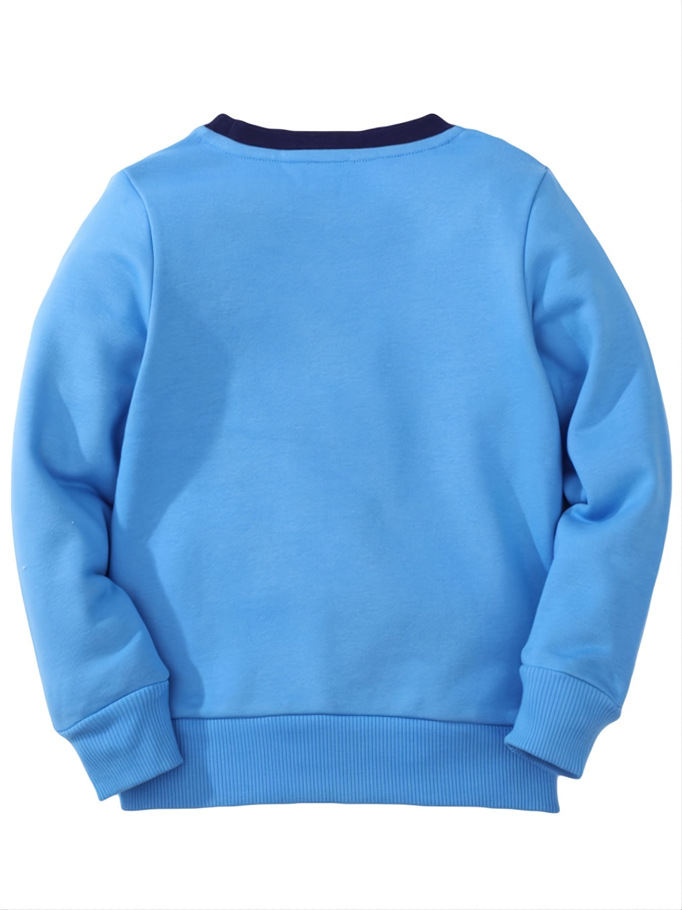 Kids Shark Printed Long Sleeve Round Neck Sweatshirt