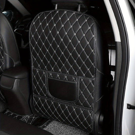 Car Backseat Kick Mats Front Seat Protector Car Storage Bag Caddy
