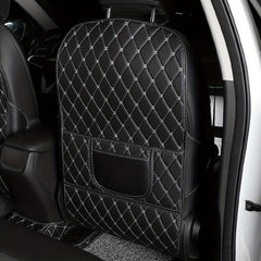 Car Backseat Kick Mats Front Seat Protector Car Storage Bag Caddy
