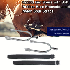 Zinc Alloy Spurs for Equestrian Men & Women