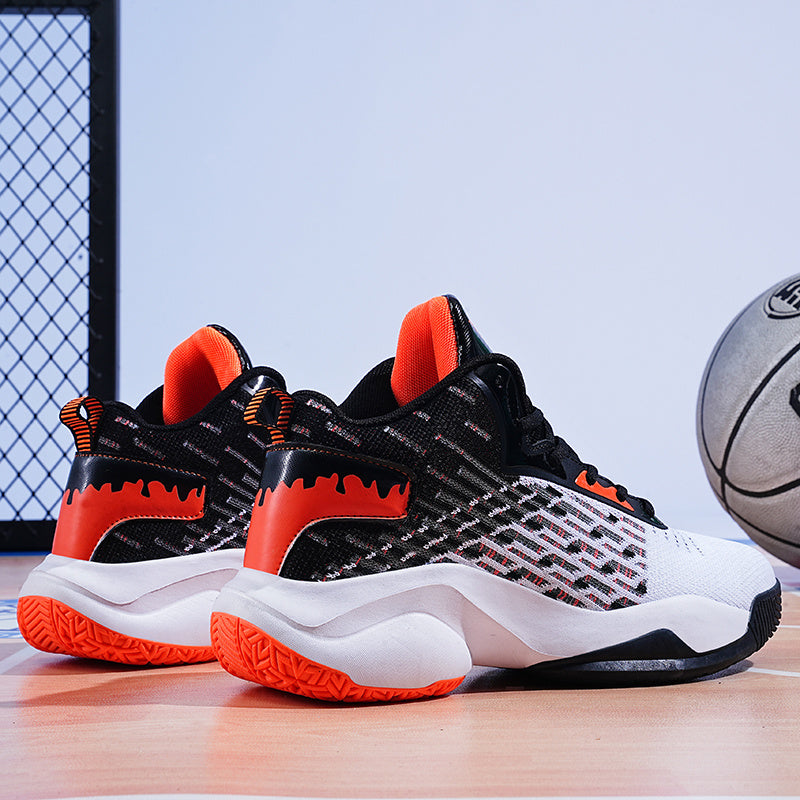 Women's Basketball Shoes Flying Woven Surface Breathable Sneakers