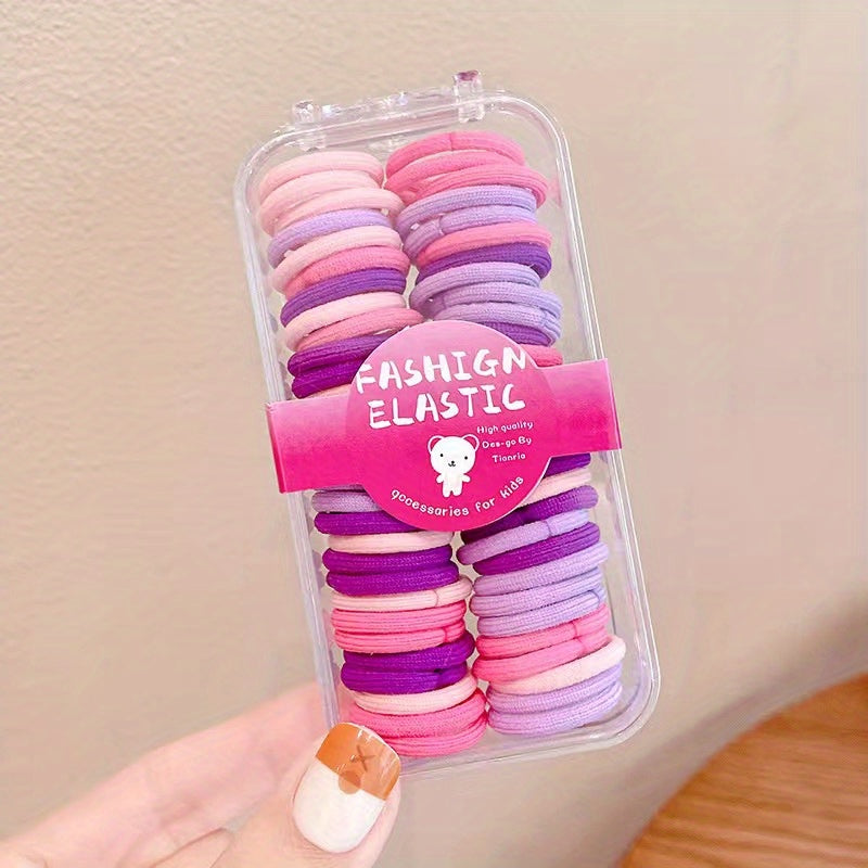 60pcs Girls Hair Band Hair Ties Set Party Holiday Accessories
