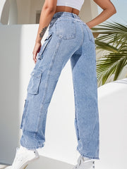 Cargo Pants Wide Leg Jeans High Waist Loose Fit Y2K & Kpop Style