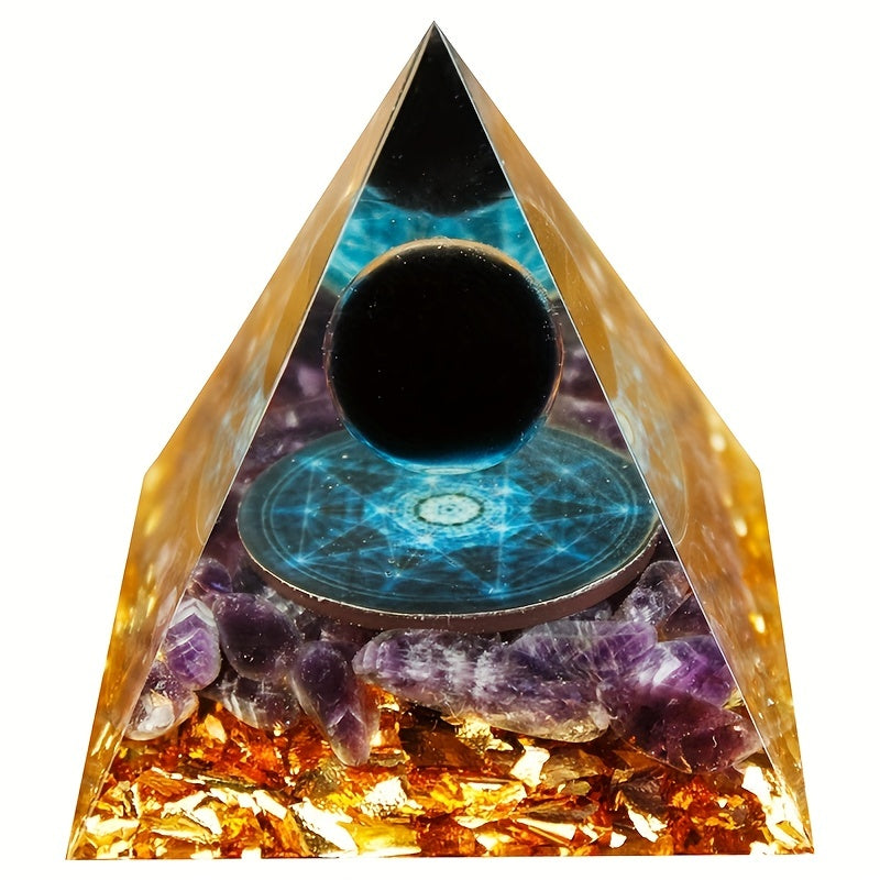 Natural Crystal Pyramid Healing Energy Reiki Chakra Meditation Stone