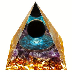 Natural Crystal Pyramid Healing Energy Reiki Chakra Meditation Stone