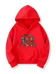 Halloween Girls' Long Sleeve Hoodie Sweatshirt With Pocket