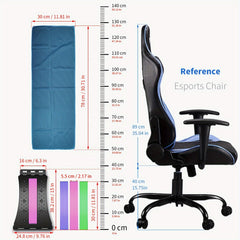Adjustable Magnetic Back Stretcher with Cooling Sports Towel