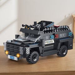 City Vehicle Building Blocks Set Fire Truck Ambulance Crane