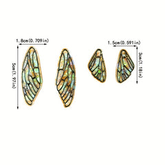 Dragonfly Wings Earrings Silicone Mold Resin Casting DIY Jewelry