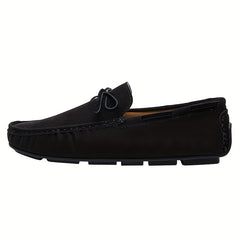 Men's Bowknot Moccasin Loafer Shoes Non-slip Slip-On Driving Shoes