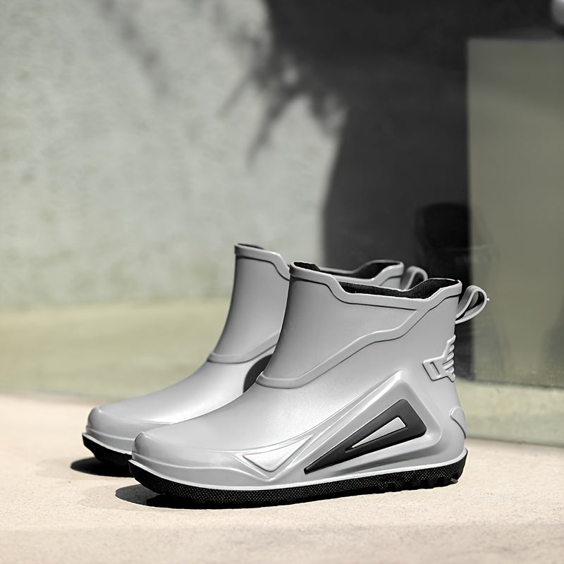 Men's Waterproof Non-slip Rain Boots for Outdoor Fishing