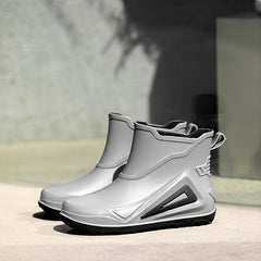 Men's Waterproof Non-slip Rain Boots for Outdoor Fishing