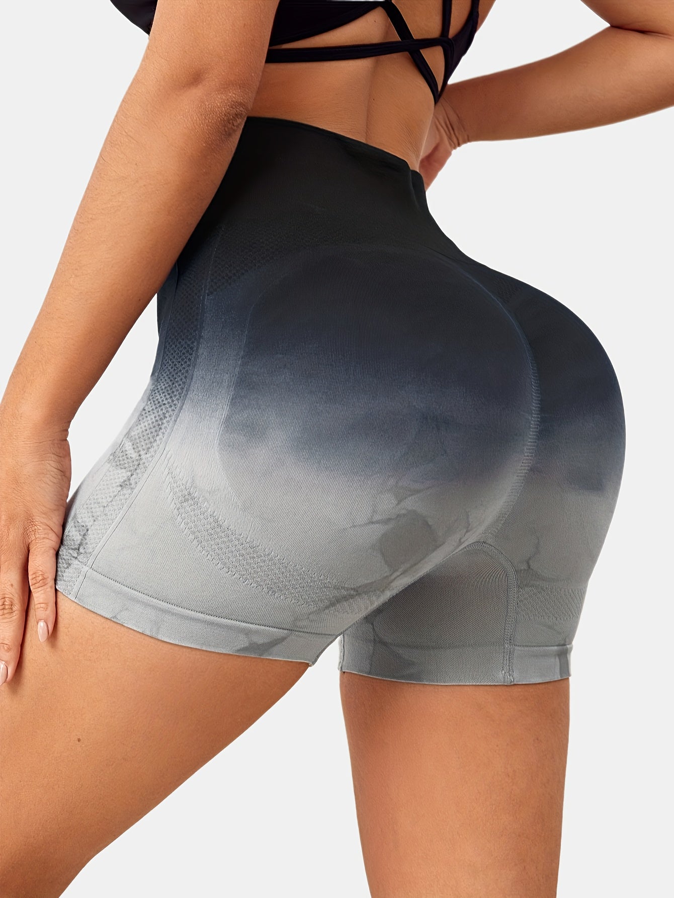 Tie Dye High Waist Sports Shorts for Women