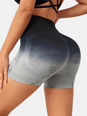 Tie Dye High Waist Sports Shorts for Women