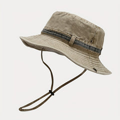 Boonie Hat Washed Cotton Bucket Hat Packable Outdoor Fishing Hat