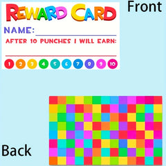 50-100 Pack Rewards & Punch Cards for Students, Teachers, Classroom