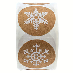 500 Christmas Snowflake Stickers for Scrapbooking & Stationery