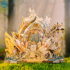 MU 3D Metal Puzzle Kit Angel Story Princess & Elf Series with Stand DIY Model Se