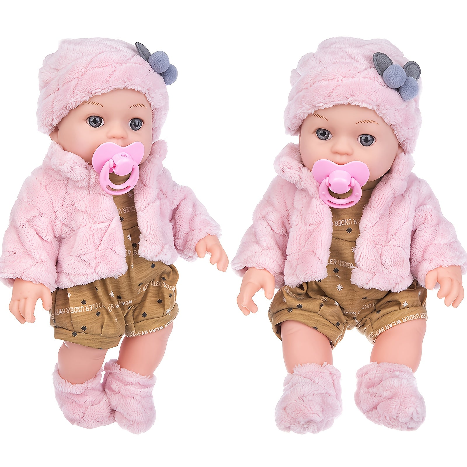 12in Reborn Doll Baby Set with Accessories - Party Games Christmas Gift