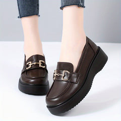 British Style Loafers Slip On Shoes Walking Shoes