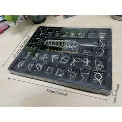 Set of 18 Unlockable Puzzle Toys - Perfect for Halloween & Christmas