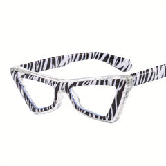 Cat Eye Clear Lens Glasses Anti Light Reading Glasses