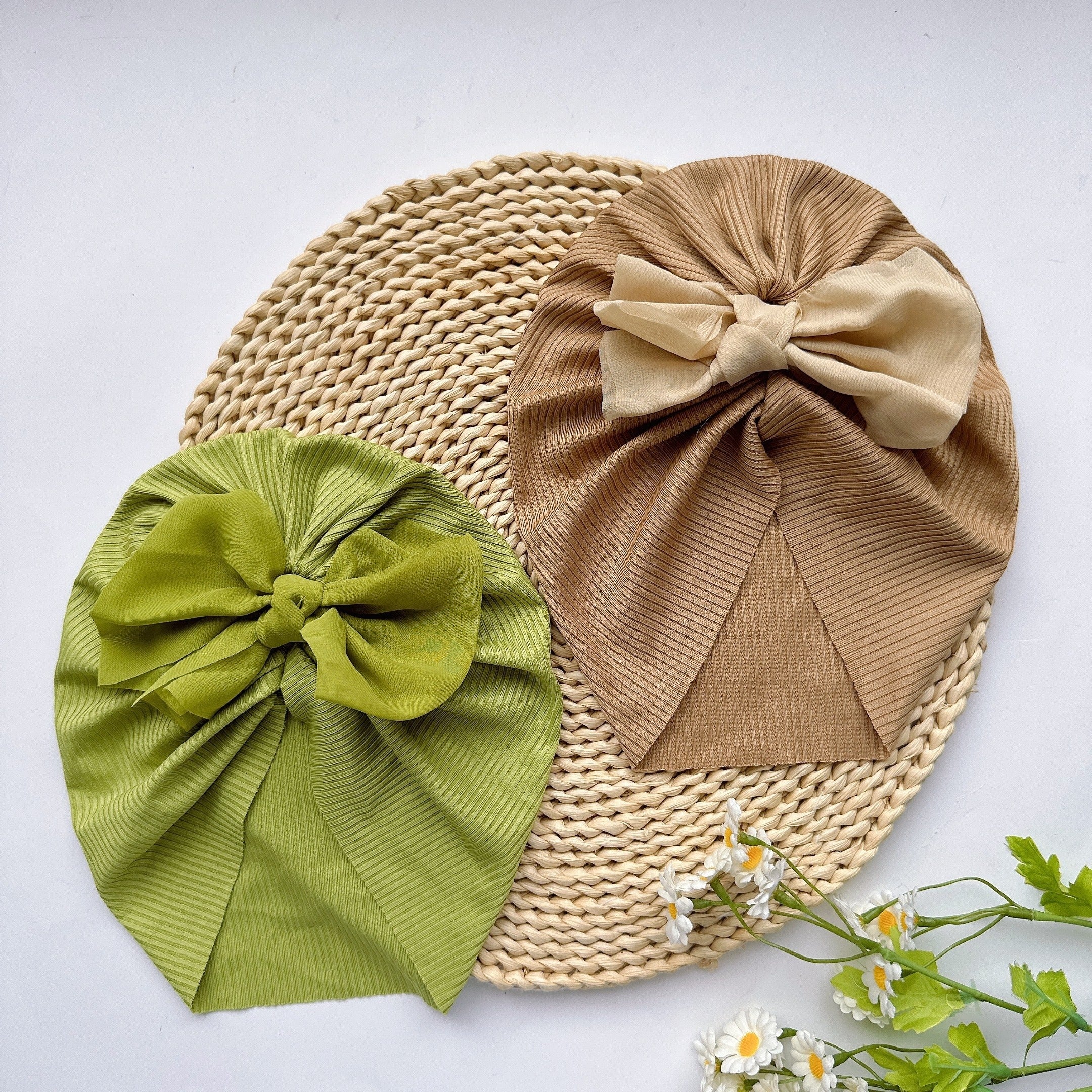 Soft Elastic Strip Baby Girl Hat