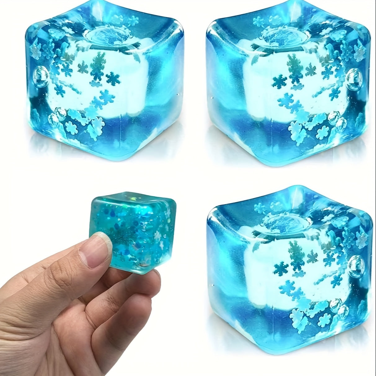 Snowflake Squeeze Toy Slow Rebound Rubber Sensory Toy - Gift