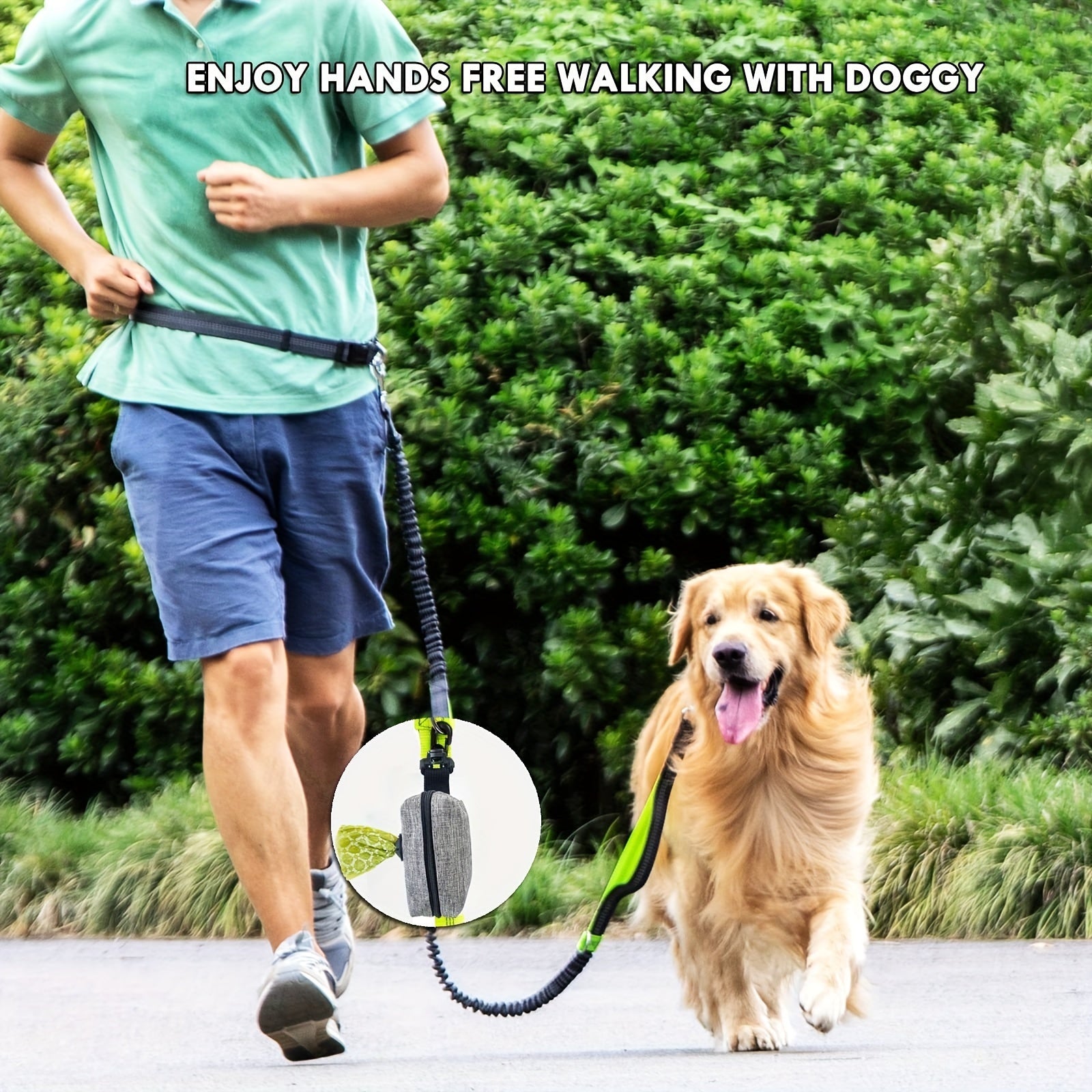 2 Pack Dog Poop Bag Holder Leash Attachment Dispenser