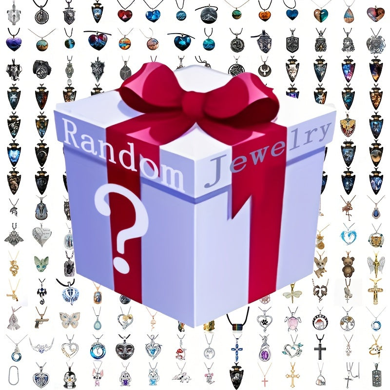 Random Jewelry Mysterious Gift Bag Pendant Necklace for Children