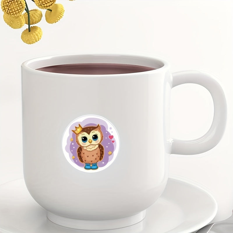 500pcs Cartoon Owl Sealing Stickers for Gift Packaging