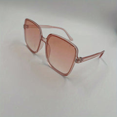 Oversized Square Sunglasses Casual Gradient Glasses UV400