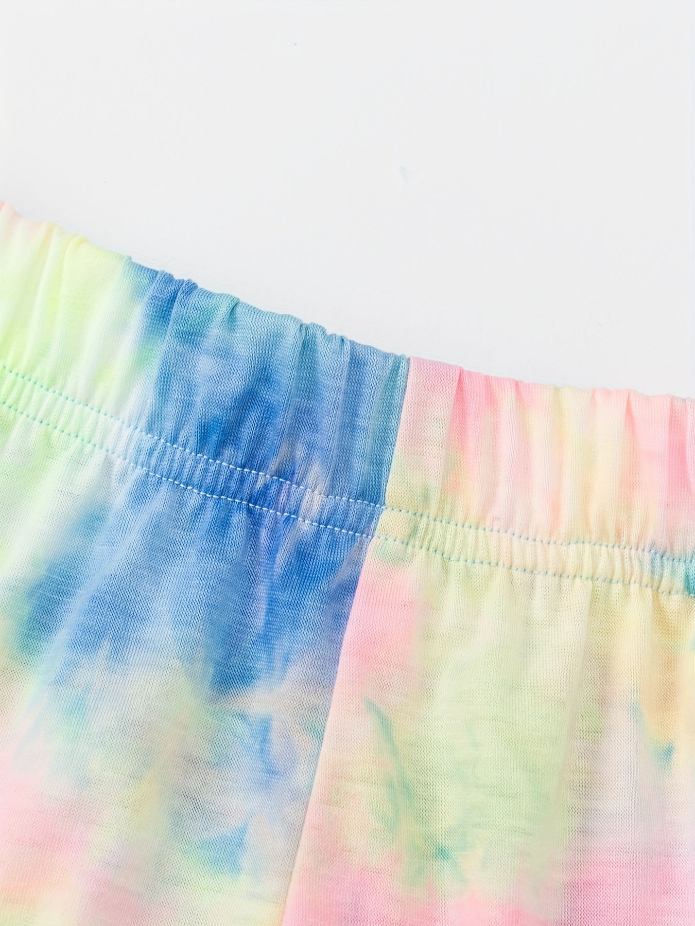 Toddler Girls Tie Dye High Waist Shorts Casual Pants for Kids