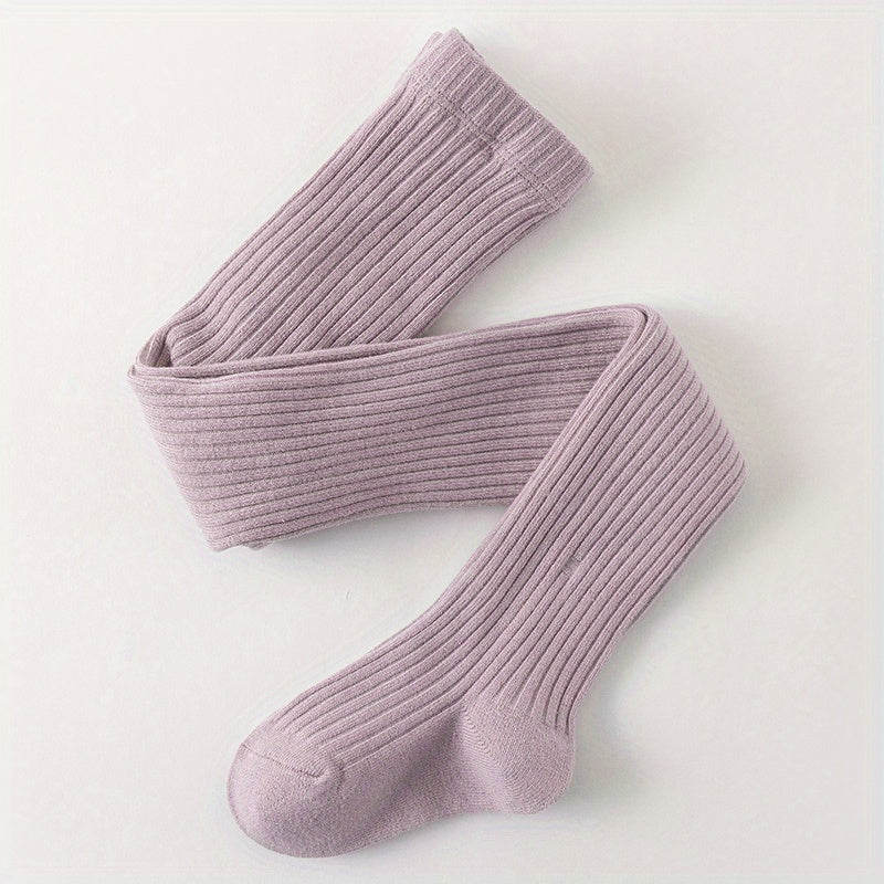 Girls Striped Leggings Cotton Thick Pantyhose Kids Socks