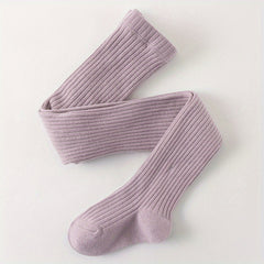 Girls Striped Leggings Cotton Thick Pantyhose Kids Socks