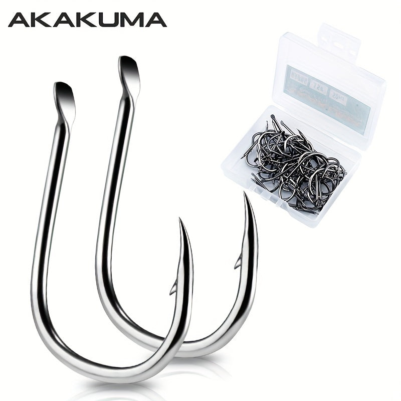 100pcs Durable Fishing Hooks for Jigging and Carp Fishing