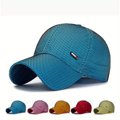Jelly Mesh Baseball Cap Adjustable Sunshade Dad Hat Casual Couple Sun Hats