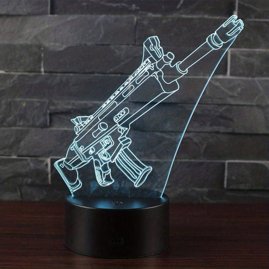 3D LED Night Light Desk Lamp Remote Control 16 Colors for Kids