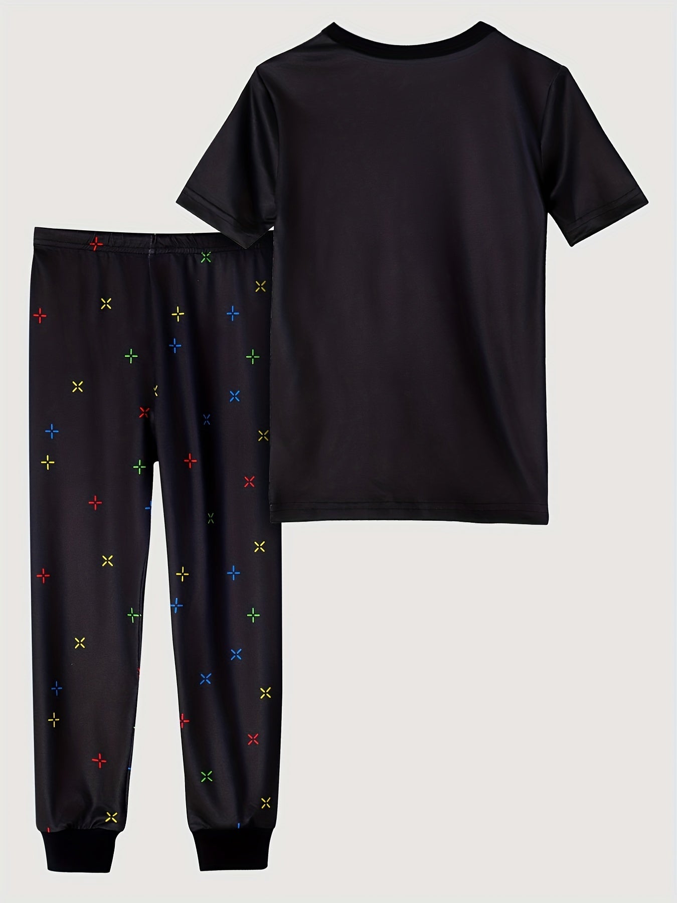 Boys Game Console Pajamas Set - Short Sleeve T shirt & Trousers