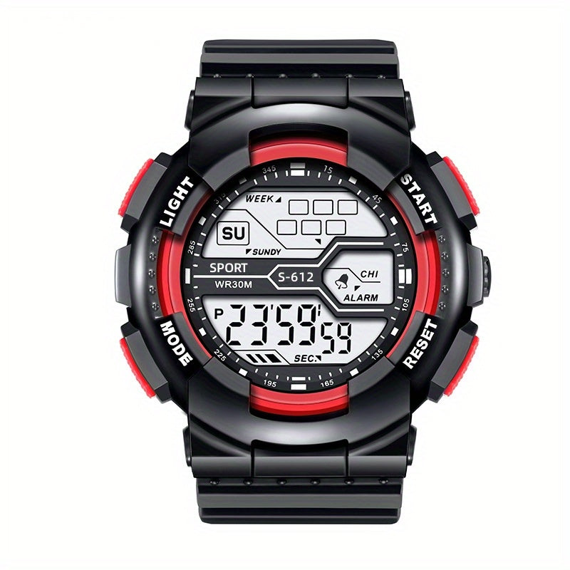 Waterproof Digital Watch for Boys with Luminous Display