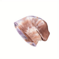 Tie Dye Hip Hop Slouchy Beanie Soft Chemo Hat