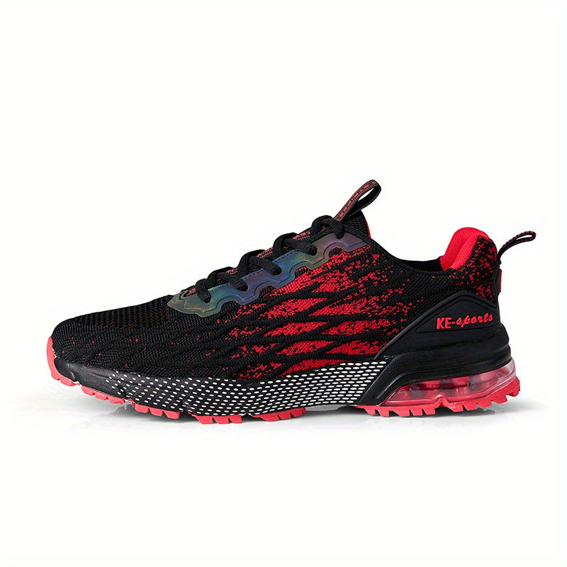 Men's Lace-up Running Sneakers Breathable Athletic Shoes