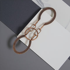 Metal Puzzle Toy Horse Shoe Lock Brain Teaser