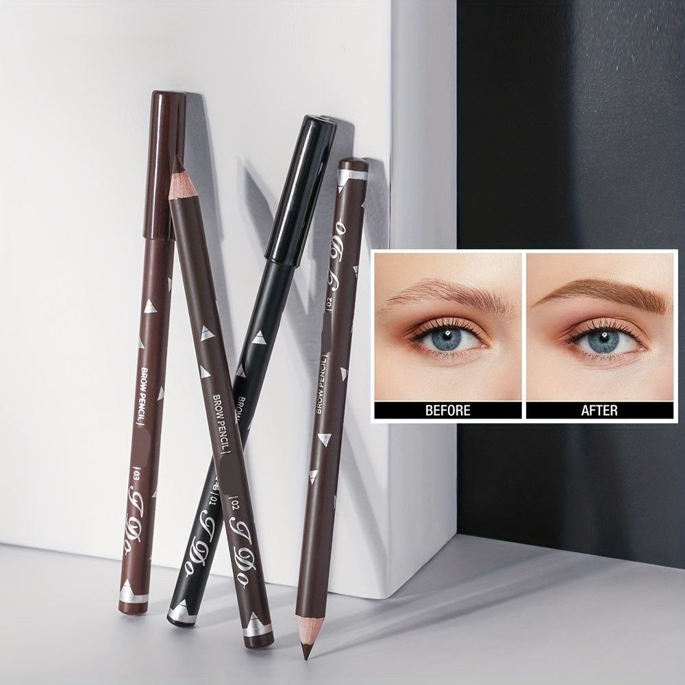 Wooden Rod Eyebrow Pencil Hardrefill Tattoo Makeup Artist